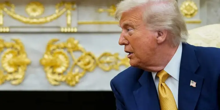 Trump dodges rules in rush to douse DC horse statues with gold
