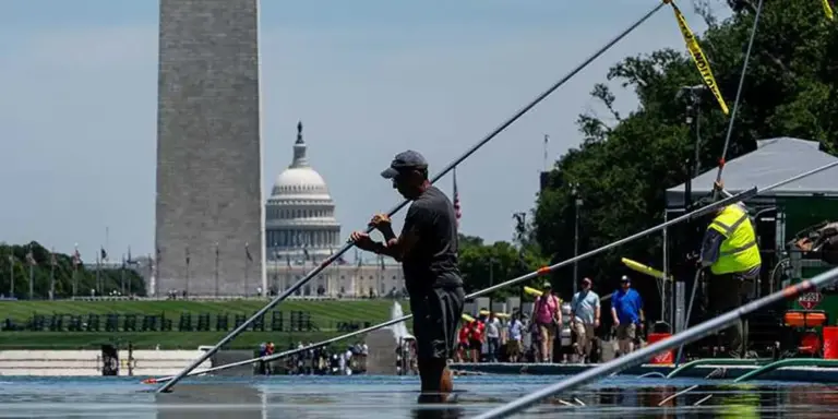 Trump exposed for eye-watering taxpayer cost to clean up algae fiasco