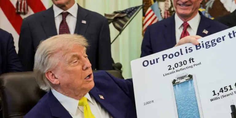 The latest smelly episode in Trump’s embarrassing Reflecting Pool saga